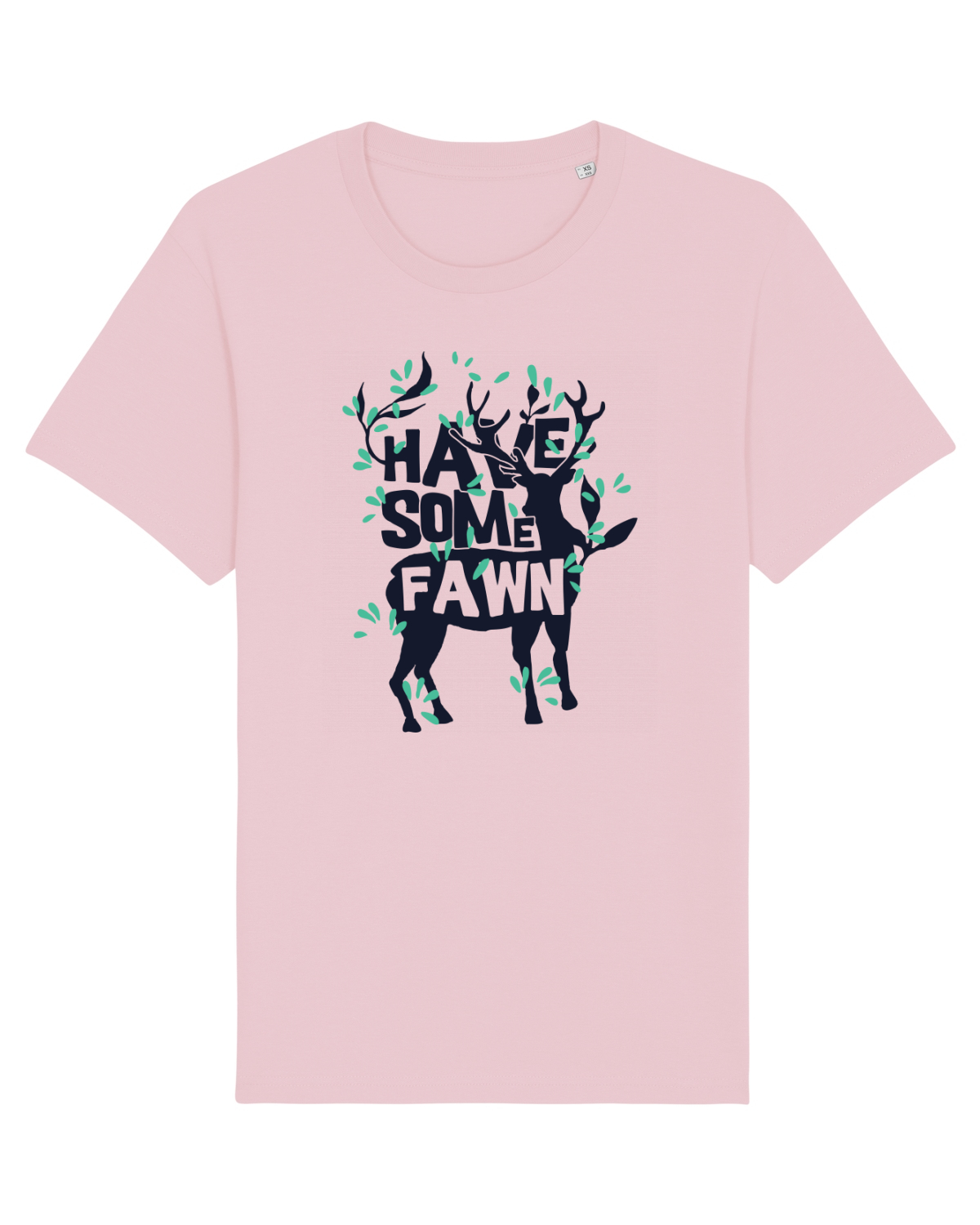 Tricou mânecă scurtă Unisex Rocker Cotton Pink