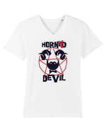 Horny Devil Tricou mânecă scurtă guler V Bărbat Presenter
