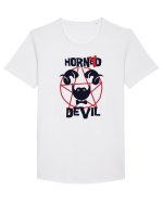 Horny Devil Tricou mânecă scurtă guler larg Bărbat Skater