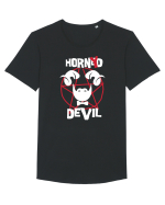 Horny Devil w Tricou mânecă scurtă guler larg Bărbat Skater