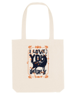 I Love You Deerly Sacoșă textilă
