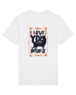 I Love You Deerly Tricou mânecă scurtă Unisex Rocker