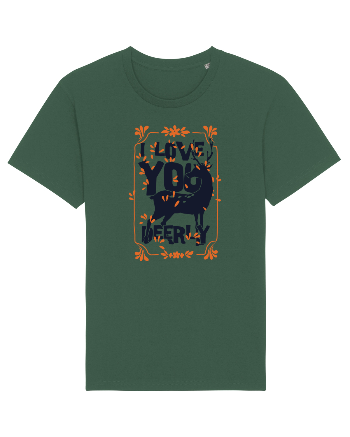 Tricou mânecă scurtă Unisex Rocker Bottle Green