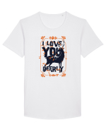 I Love You Deerly Tricou mânecă scurtă guler larg Bărbat Skater