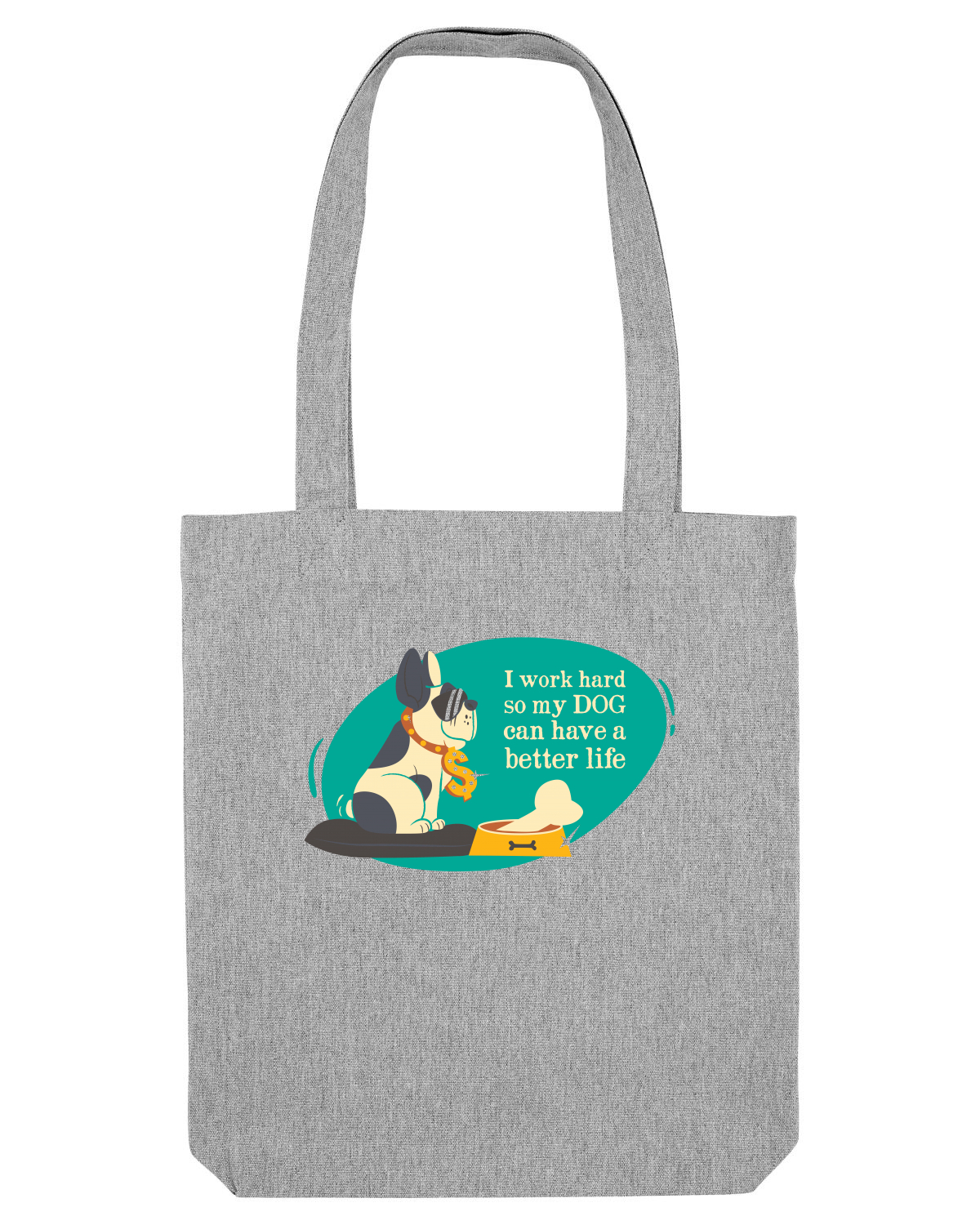 Sacoșă textilă Heather Grey
