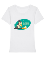 I Work Hard So My Dog Can Have A Better Life Tricou mânecă scurtă guler larg fitted Damă Expresser