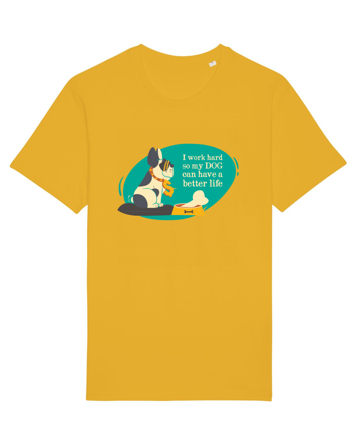 Tricou mânecă scurtă Unisex Rocker Spectra Yellow