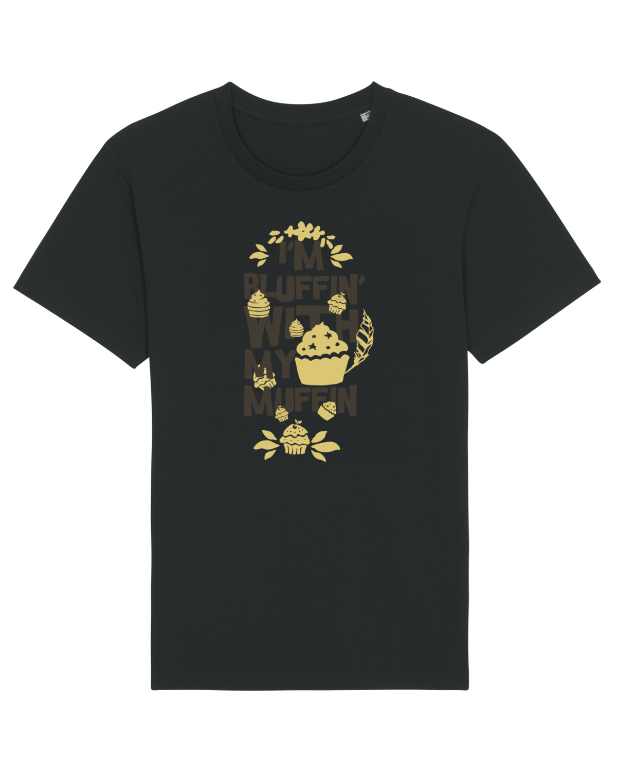 Tricou mânecă scurtă Unisex Rocker Black