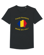 ROMANIA MARE Tricou mânecă scurtă guler larg Bărbat Skater