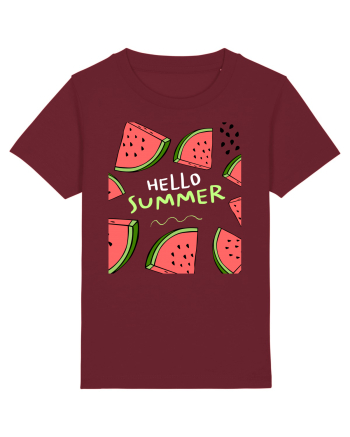 HELLO SUMMER Burgundy