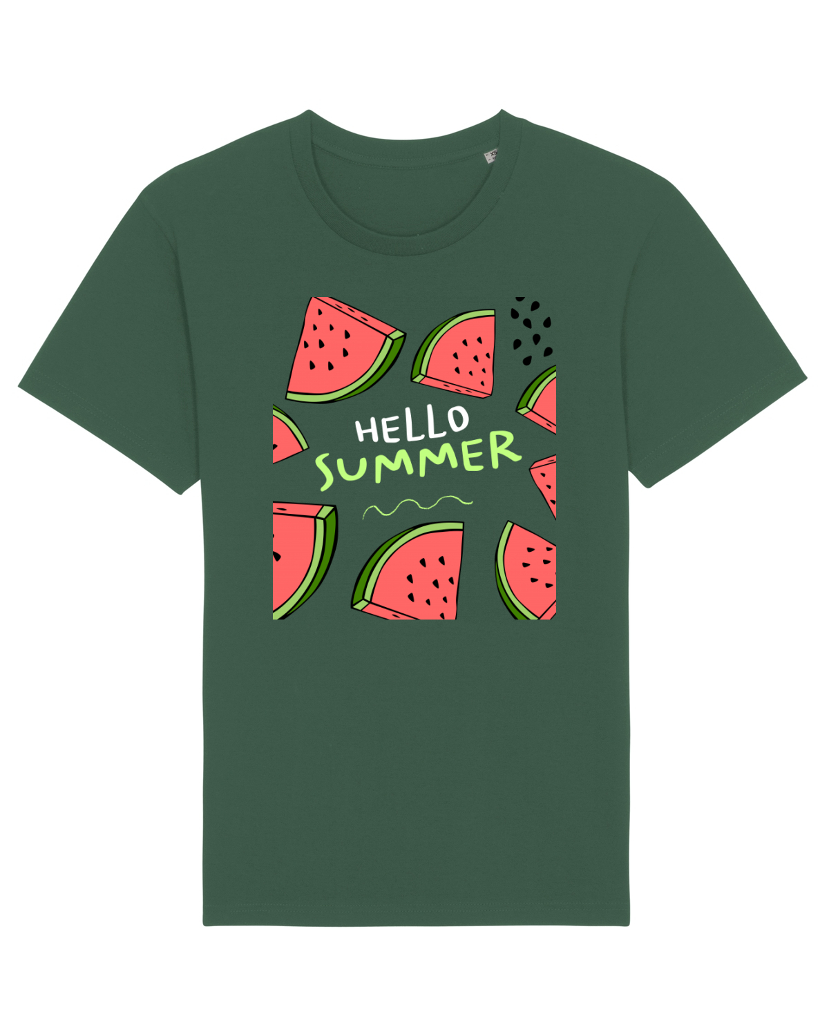 Tricou mânecă scurtă Unisex Rocker Bottle Green
