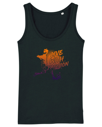 Live with passion Black