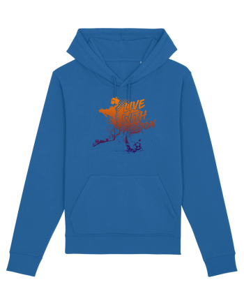 Live with passion Royal Blue