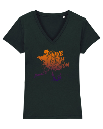Live with passion Black
