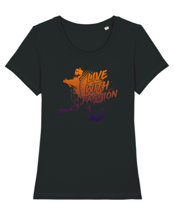 Live with passion Black