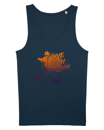 Live with passion Navy