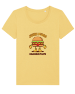 BURGER Tricou mânecă scurtă guler larg fitted Damă Expresser