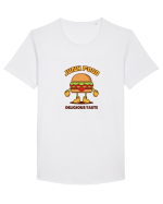 BURGER Tricou mânecă scurtă guler larg Bărbat Skater