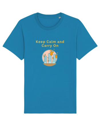 KEEP CALM AND CARRY ON Azur
