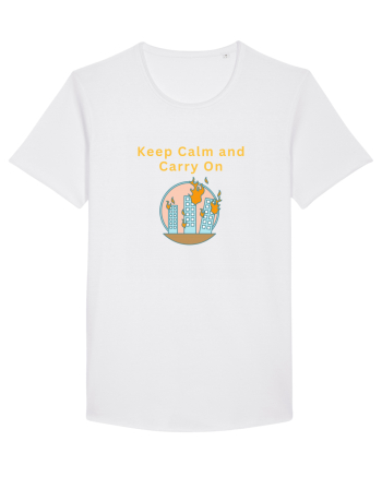 KEEP CALM AND CARRY ON White