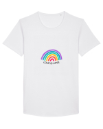 LOVE IS LOVE Tricou mânecă scurtă guler larg Bărbat Skater