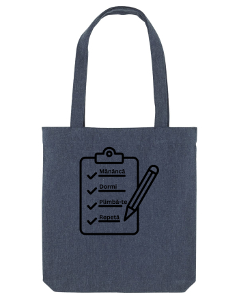 MANANCA, DORMI, PLIMBA-TE, REPETA Midnight Blue