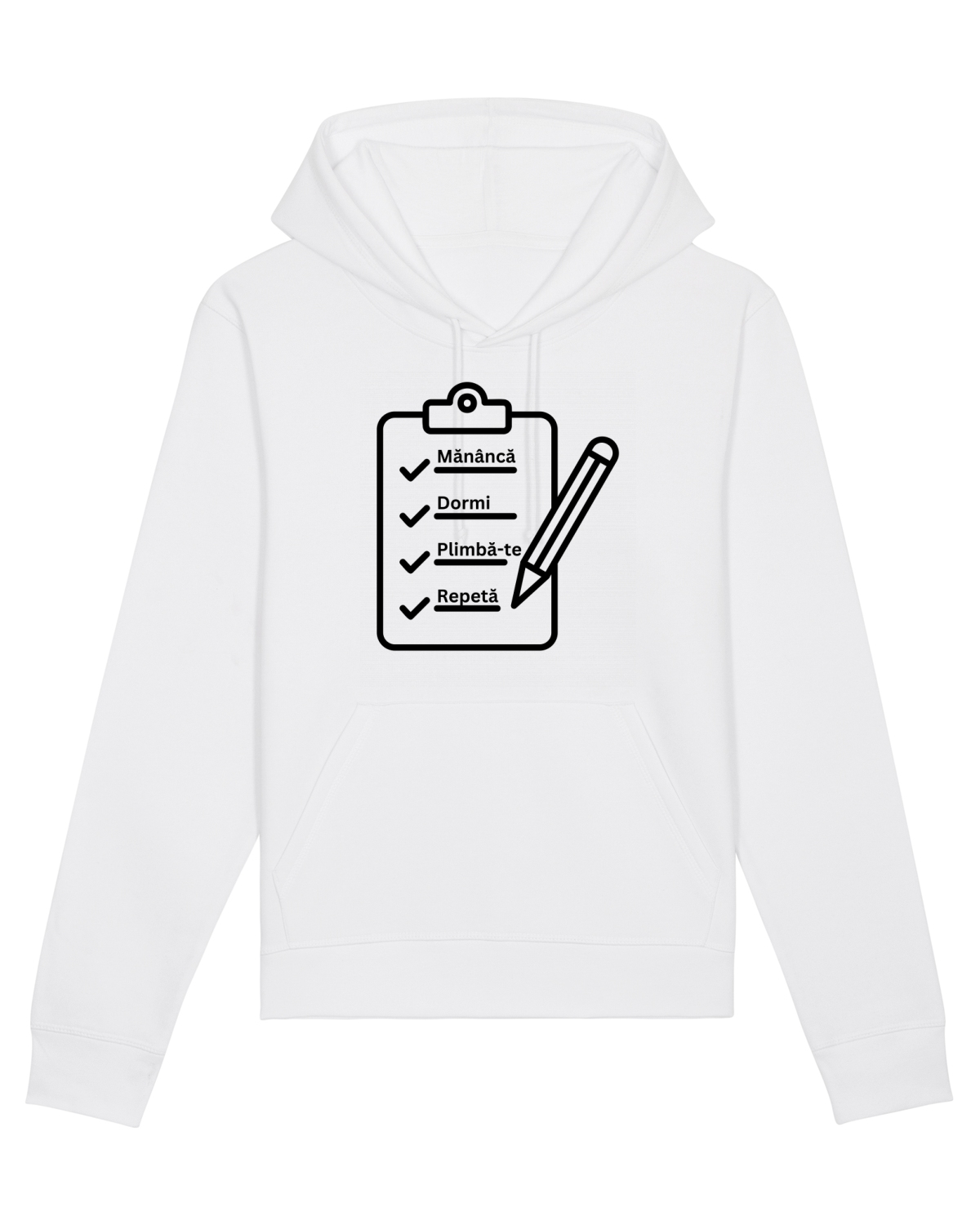 Hanorac Unisex Drummer White