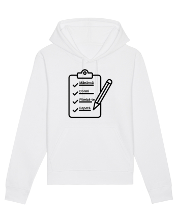 MANANCA, DORMI, PLIMBA-TE, REPETA White