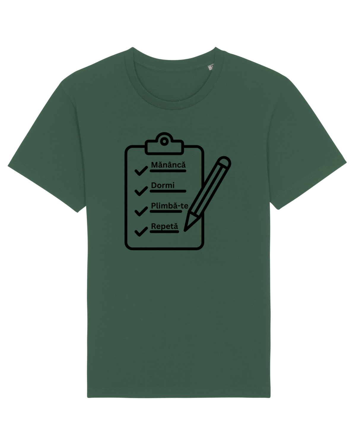 Tricou mânecă scurtă Unisex Rocker Bottle Green