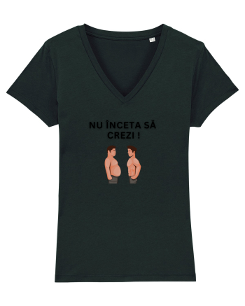 NU ÎNCETA SĂ CREZI Black