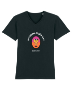 PIZZA DAY Tricou mânecă scurtă guler V Bărbat Presenter