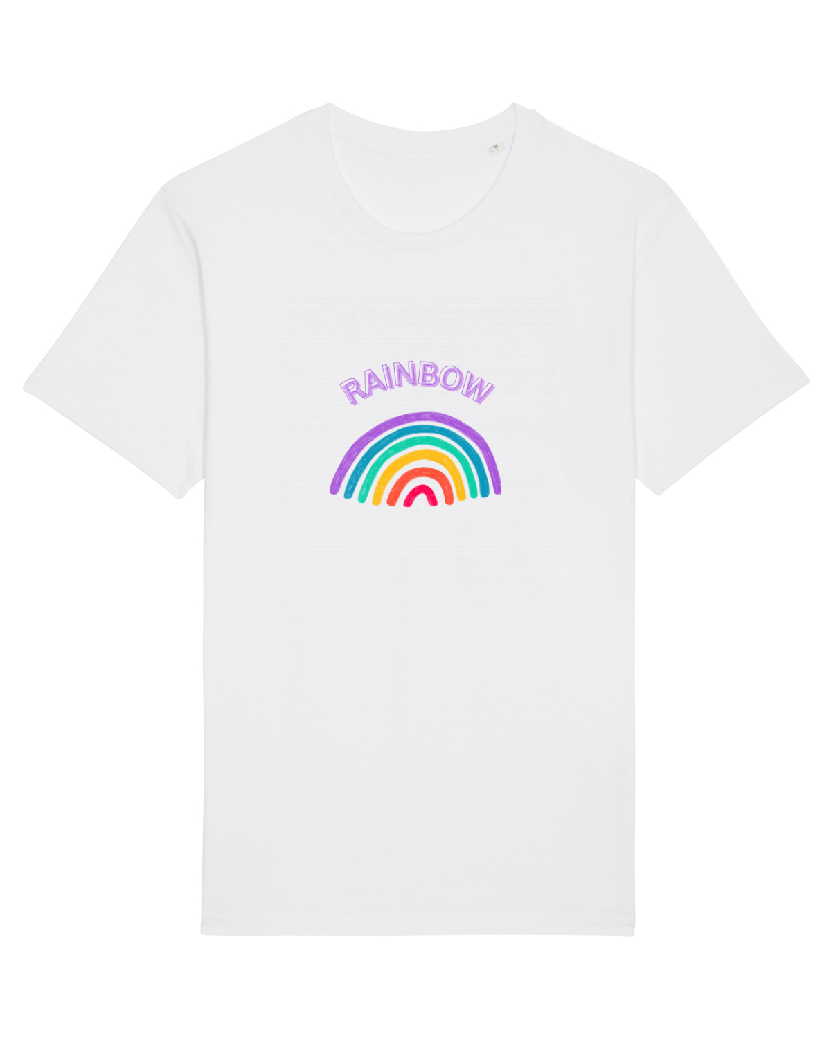 Tricou mânecă scurtă Unisex Rocker White