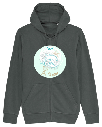 SAVE THE OCEAN Anthracite