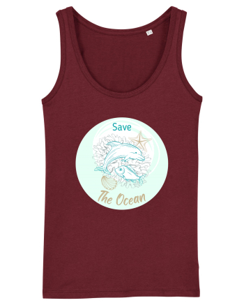SAVE THE OCEAN Burgundy