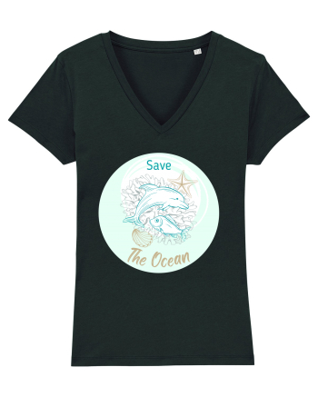 SAVE THE OCEAN Black