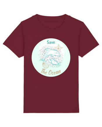 SAVE THE OCEAN Burgundy