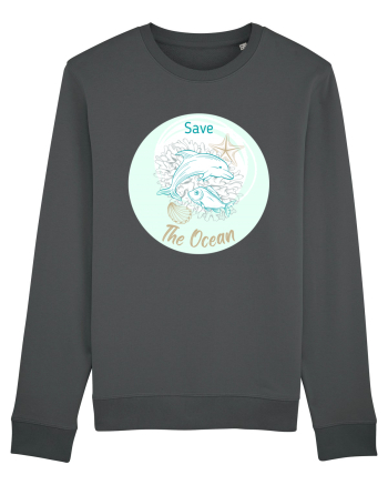 SAVE THE OCEAN Anthracite