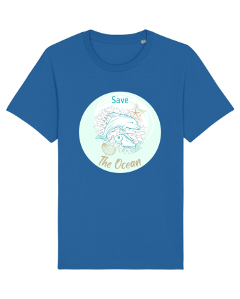 SAVE THE OCEAN Royal Blue