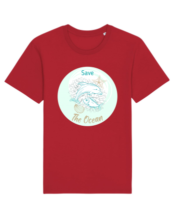 SAVE THE OCEAN Red