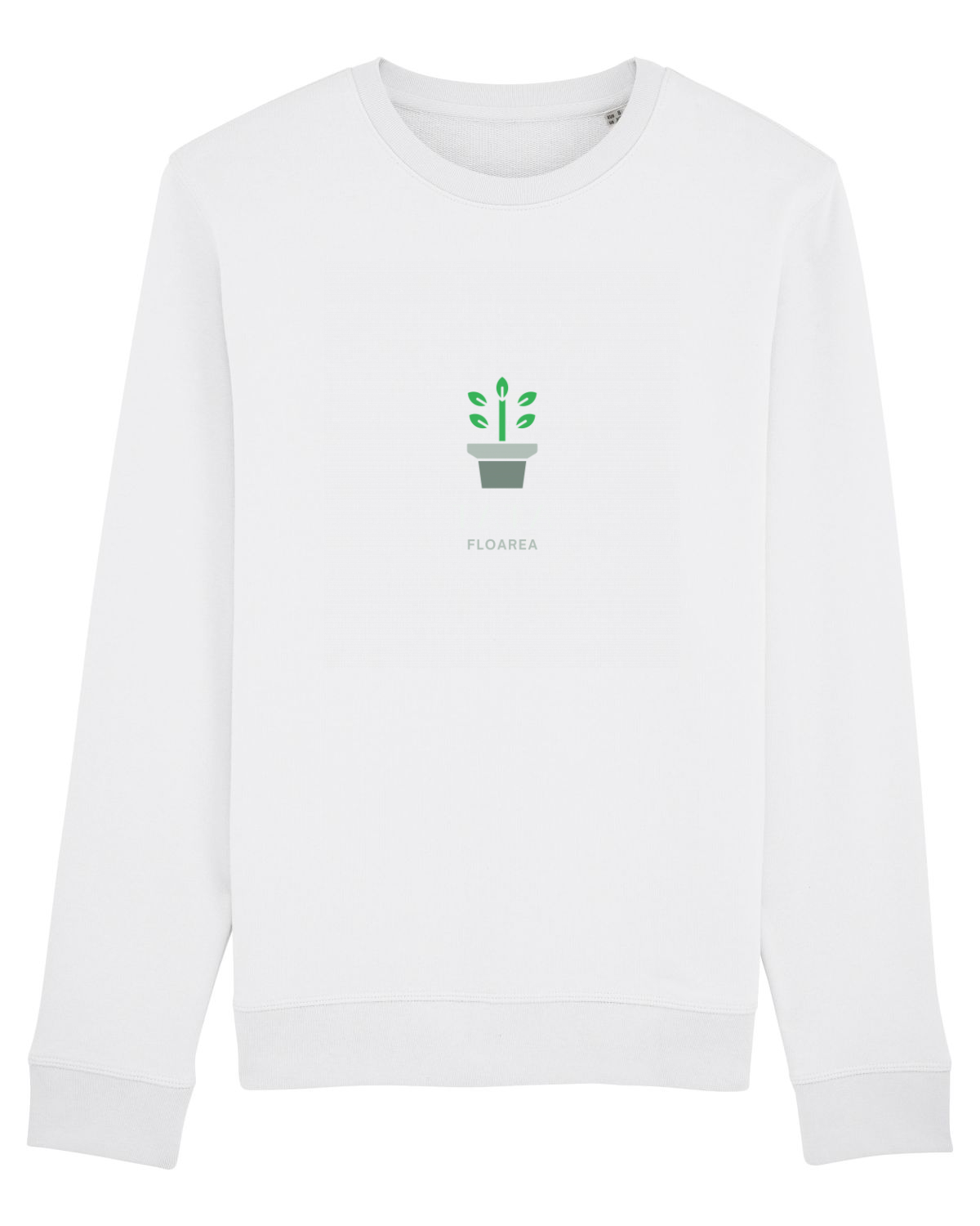 Bluză mânecă lungă Unisex Rise White