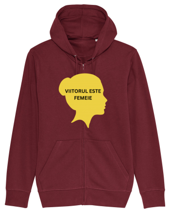 VIITORUL ESTE FEMEIE Burgundy