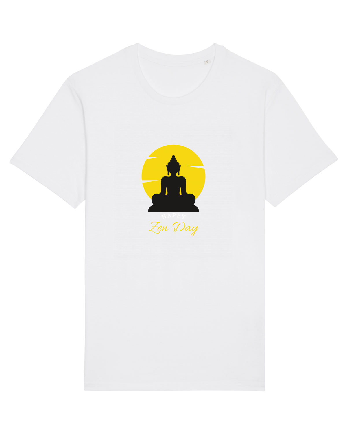 Tricou mânecă scurtă Unisex Rocker White