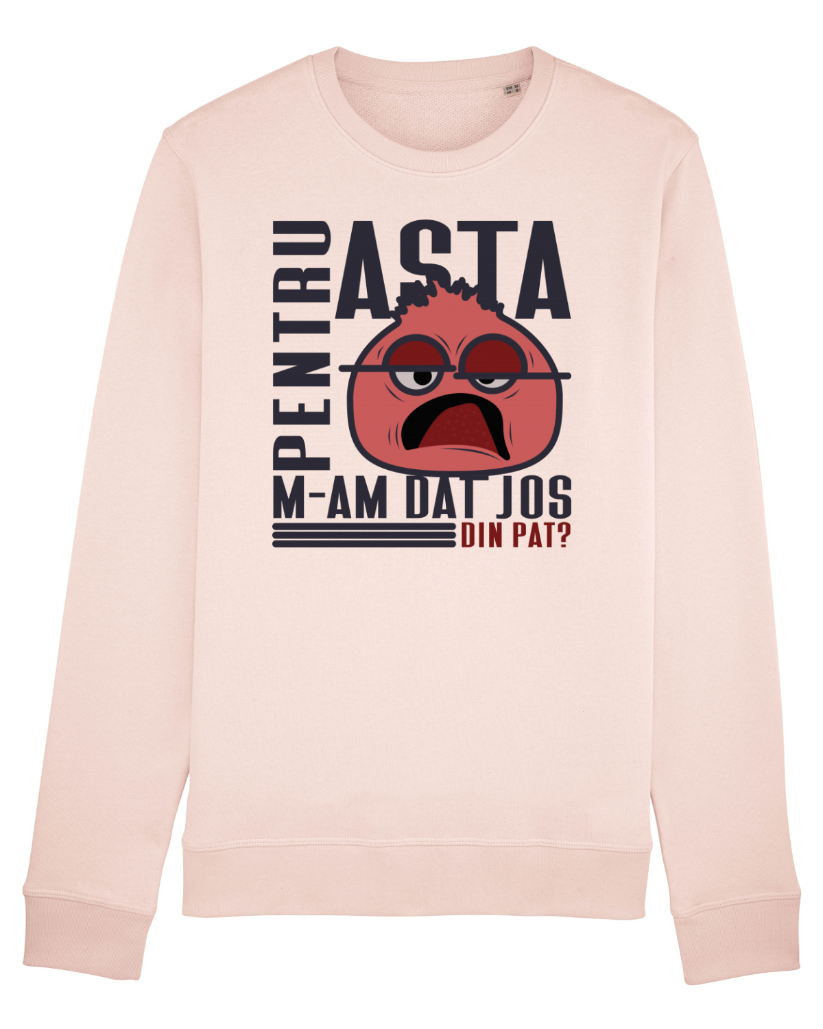 Bluză mânecă lungă Unisex Rise Candy Pink