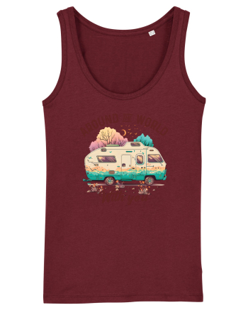 Around the world with you Burgundy