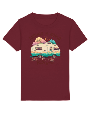 Around the world with you Burgundy