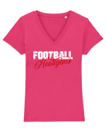 Football Hooligans Tricou mânecă scurtă guler V Damă Evoker