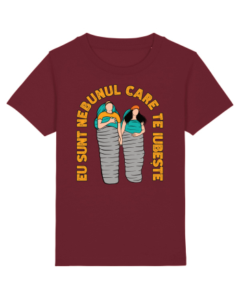 Eu sunt nebunul care te iubește Burgundy