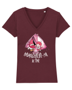 Indrăgostește-mă de tine Tricou mânecă scurtă guler V Damă Evoker