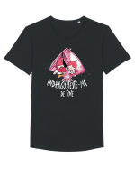 Indrăgostește-mă de tine Tricou mânecă scurtă guler larg Bărbat Skater