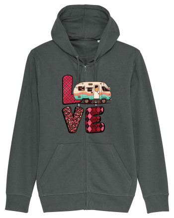 Love camping van Anthracite